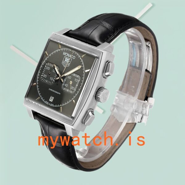 Tag Heuer Monaco CAW2110.FC6177 40mm Men's Black Dial Stainless Steel - Image 3