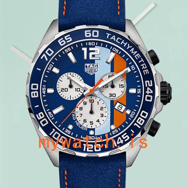 Tag Heuer Formula 1 Men's 43mm CAZ101N.FC8243 Leather Strap