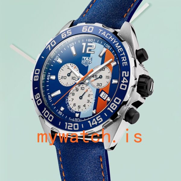 Tag Heuer Formula 1 Men's 43mm CAZ101N.FC8243 Leather Strap - Image 3