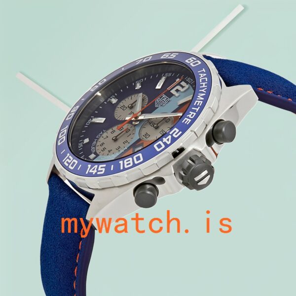 Tag Heuer Formula 1 Men's 43mm CAZ101N.FC8243 Leather Strap - Image 4