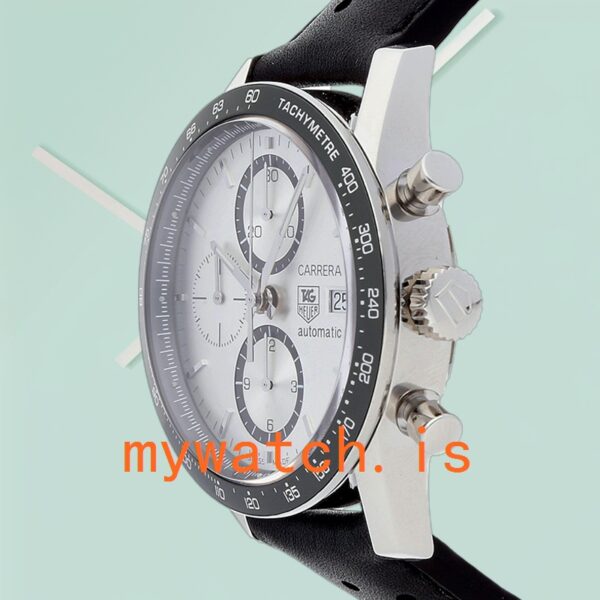 Tag Heuer Carrera Men's CV2011.FC6205 41mm Quartz Silver-tone - Image 4