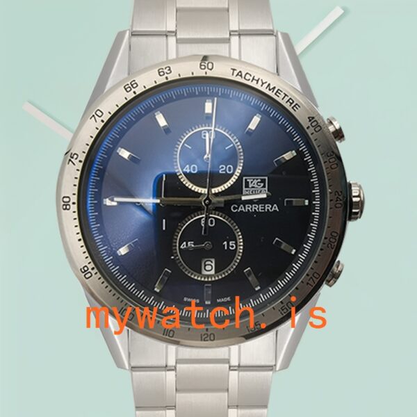 Tag Heuer Carrera 43mm Men's CarreraBKSB005 Japanese Quartz Bracelet