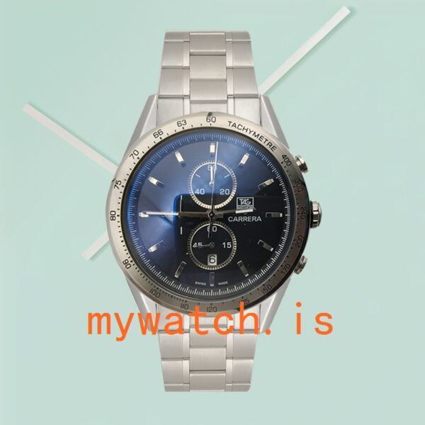Tag Heuer Carrera 43mm Men's CarreraBKSB005 Japanese Quartz Bracelet - Image 2