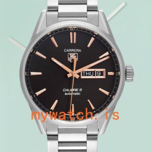 Tag Heuer Carrera 43mm WAR201C.BA0723 Men's Black Dial