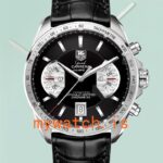 Tag Heuer Grand Carrera Men 43mm CAV511A.FC6225 Quartz Silver-tone