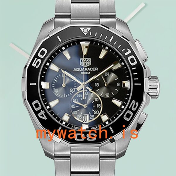 Tag Heuer Carrera Men CAY111A.BA0927 43mm Silver-tone Bracelet