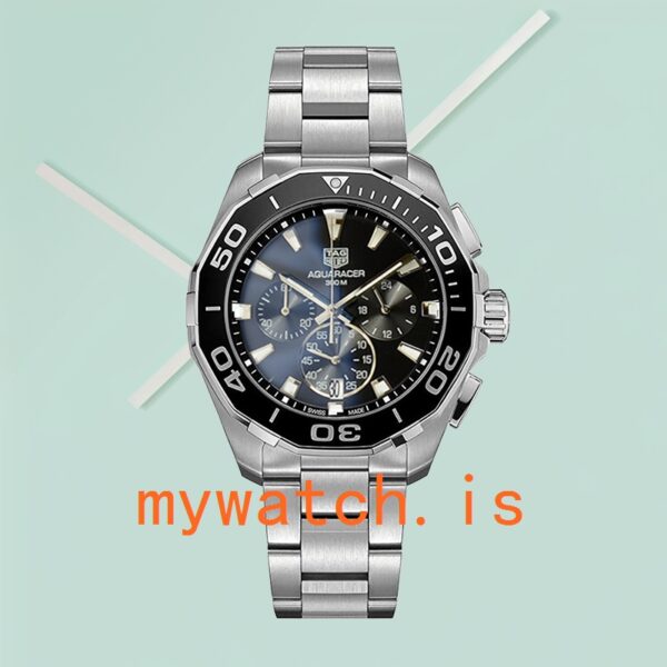 Tag Heuer Carrera Men CAY111A.BA0927 43mm Silver-tone Bracelet - Image 2