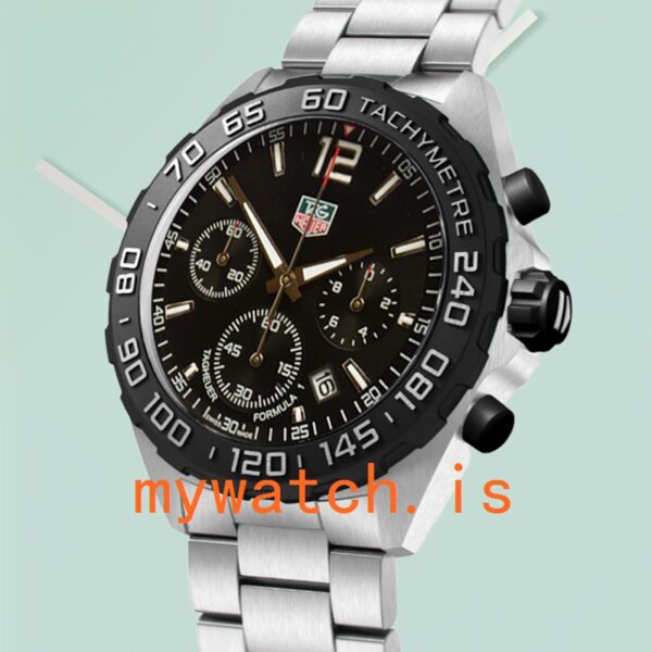 Tag Heuer Formula 1 43mm Men CAZ1010.BA0842 Quartz Silver-tone - Image 3
