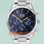Tag Heuer Carrera Men CBK221B-002 43mm Blue Dial Quartz