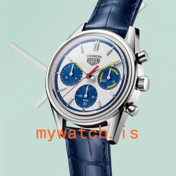 Tag Heuer Carrera 43mm Men CBK221C.FC6488 Stainless Steel White Dial - Image 3