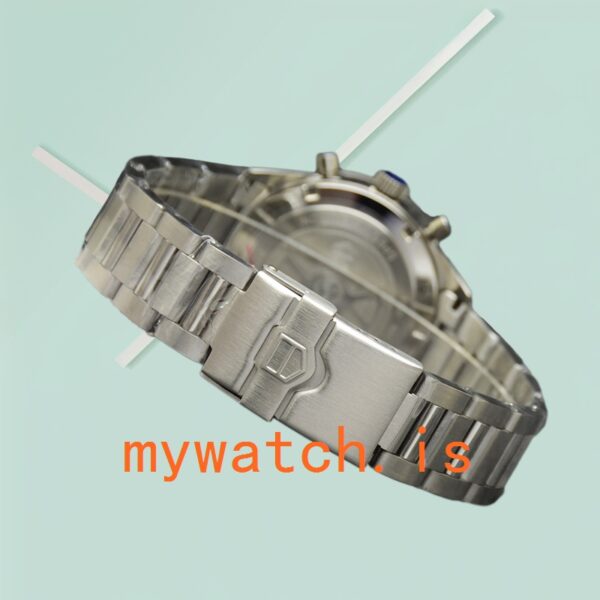Tag Heuer Carrera Men CBK221F.FC6479-002 43mm Silver-tone Green Dial - Image 4