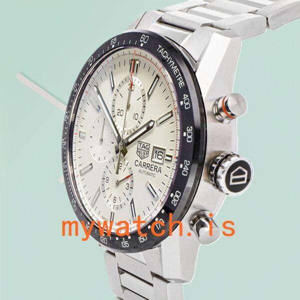 Tag Heuer Carrera Men 43mm CBM2110-001 Quartz Bracelet - Image 3