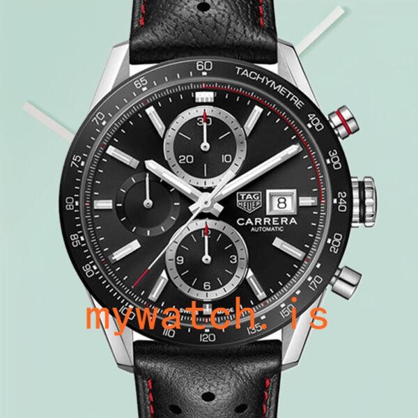 Tag Heuer Carrera 43mm Men CBM2110.FC6454 Leather Strap