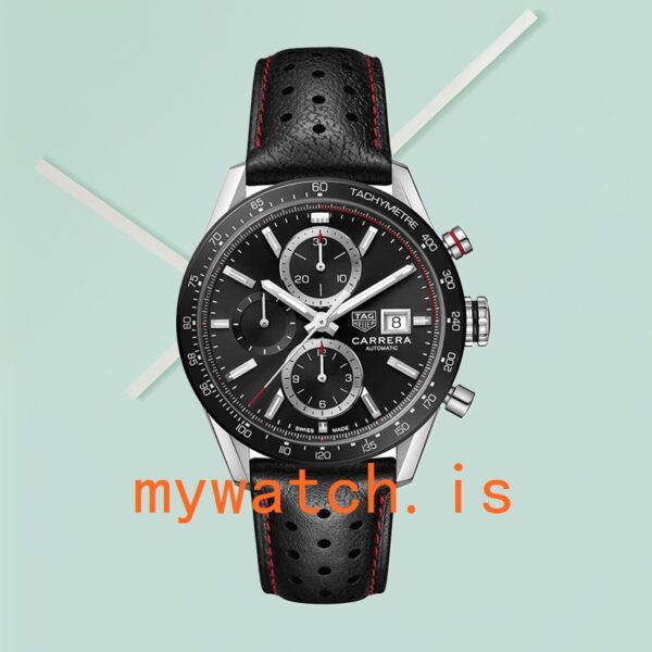 Tag Heuer Carrera 43mm Men CBM2110.FC6454 Leather Strap - Image 2
