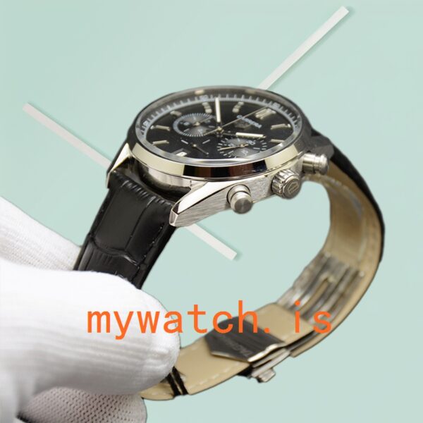 Tag Heuer Carrera CBN2010.BA0642-001 Men 43mm Quartz Leather Strap - Image 3