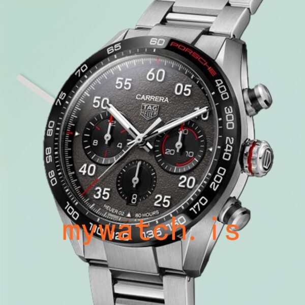 Tag Heuer Carrera Men 43mm CBN2A1F.BA0643 Silver-tone Black Dial - Image 3