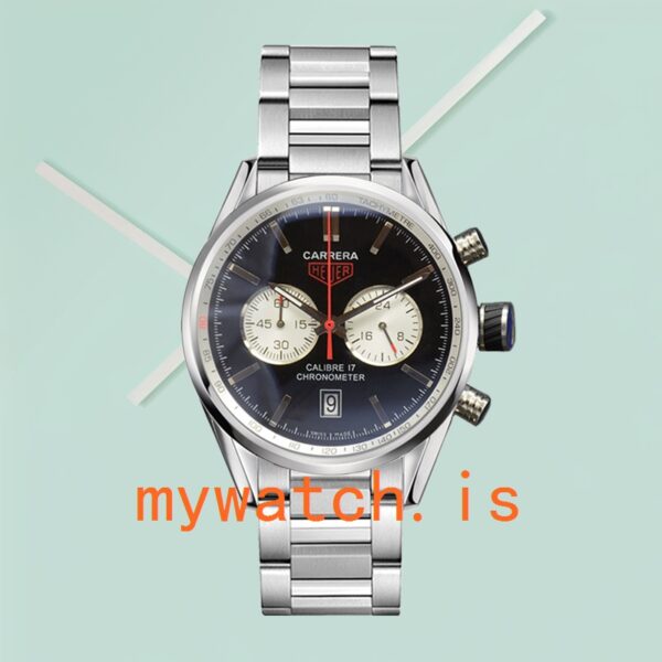 Tag Heuer Carrera CarreraGYSB-008 Men 43mm Silver-tone - Image 2