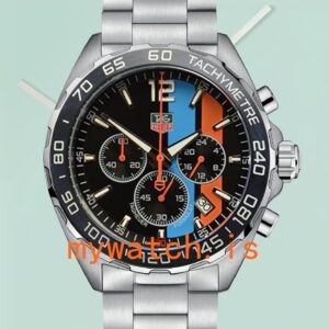 Tag Heuer Formula 1 Men 43mm Formula1BKSB-001 Black Dial Silver-tone