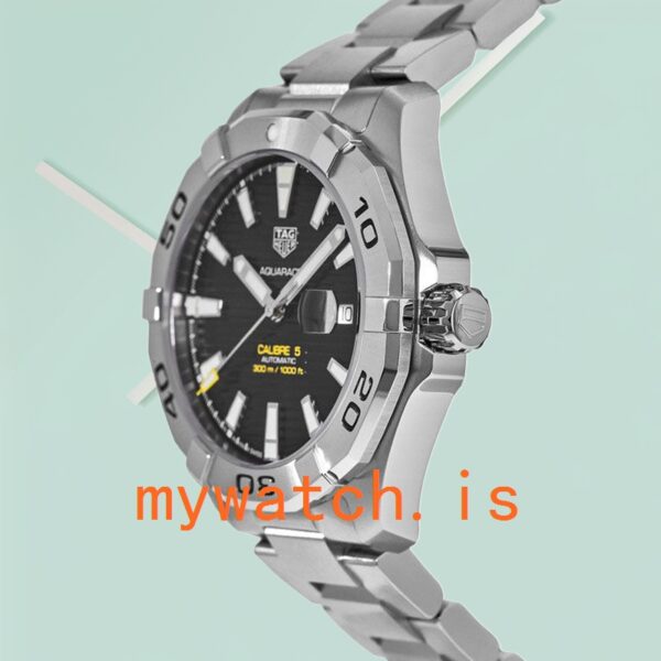 Tag Heuer Aquaracer WAY2010.BA0927 Men 43mm Silver-tone Automatic - Image 3
