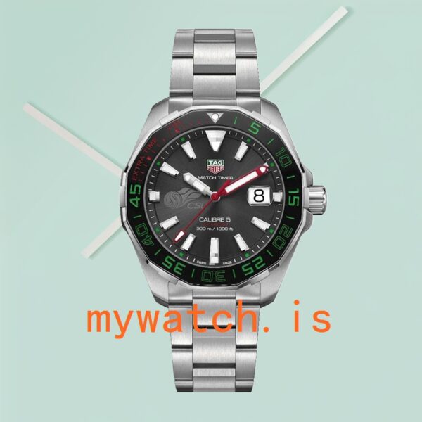 Tag Heuer Aquaracer WAY201E.BA0927 43mm Men Bracelet Grey Dial - Image 2