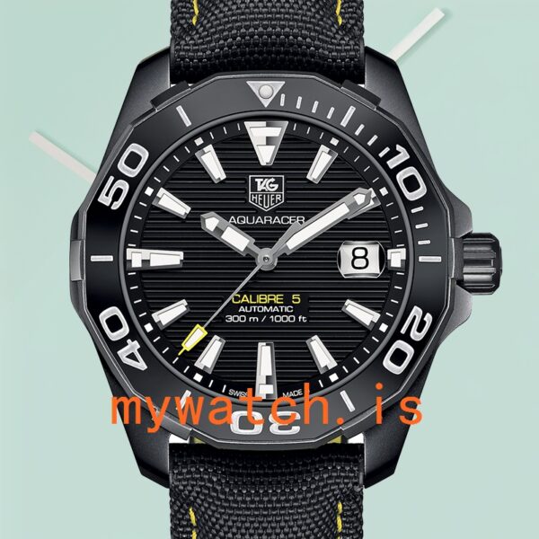 Tag Heuer Aquaracer WAY218A.FC6362 43mm Men Black-tone Black Dial