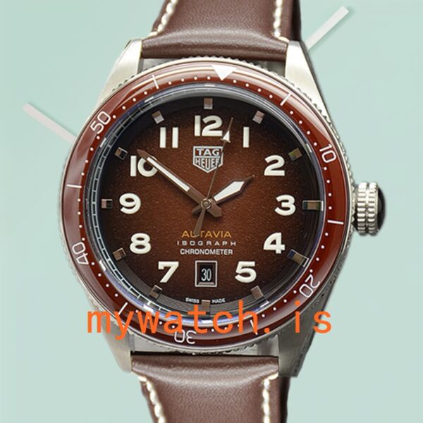Tag Heuer Autavia Men WBE5114-001 43mm Silver-tone Automatic
