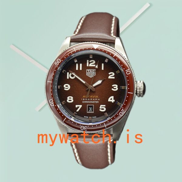 Tag Heuer Autavia Men WBE5114-001 43mm Silver-tone Automatic - Image 2