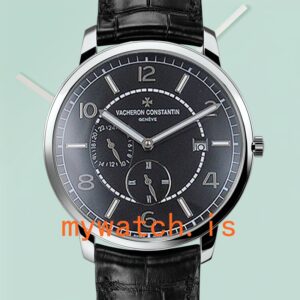 Vacheron Constantin Fiftysix 40mm FiftysixBKAL-001 Men Black Dial Silver-tone