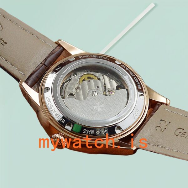 Vacheron Constantin Patrimony 40mm PatrimonyWSL-002 Men Stainless Steel Rose Gold-tone - Image 4
