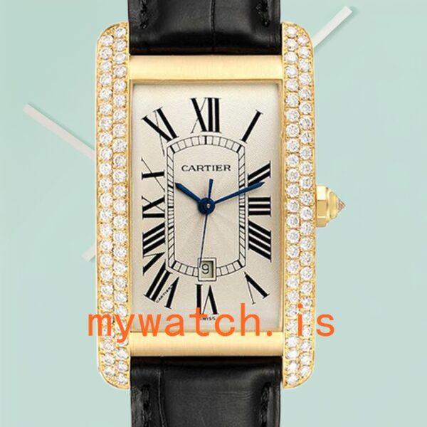 Cartier Tank Americaine WB702051 Unisex 27mm Stainless Steel
